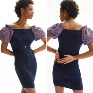 NWT Anthropologie Maeve Puff-Sleeved Mini Dress | XL